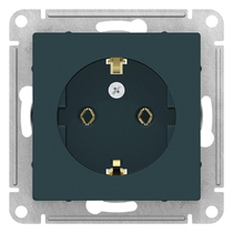 Розетка ATLASDESIGN с заземлением 16А механизм изумруд - ЭНЕРГОПРОФ -  Комплексный поставщик электроматериалов